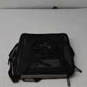 Pet Carrier Bicycle Basket Bag Pet Carrier/Booster Backpack for Dogs and Cats with Big Side Pockets,Comfy & Padded Shoulder Strap,Travel with Your Pet SafetyTitanium (Medium:10.6"L x 11.4"W x 11.4")