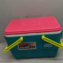 Igloo Coolers Retro Collection, Medium,  Color 36 Can Basket,  Capacity 25 quarts Product Dimensions 13"D x 20"W x 13"H Item Weight 5.5 pounds Special Feature Portable Included Components Retro Picnic Basket 25 (Dark Jade) 
