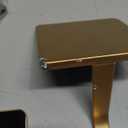 Tandefio 2 Pcs Christmas Stocking Holders for Mantel Heavy Duty Metal Stocking Hooks with Protective Pads for Xmas Fireplace Home (Black)