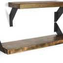 FOYO 4 Heavy Duty Angle Shelf Brackets Floating Shelves Support Brackets, 6-Inch