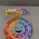 Morgan's Direct Early Learning Education Clock With Moveable Hands, Smiley Face, Magnetic, Easy To Use, Durable And Portable