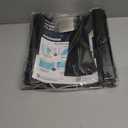 Extra Capacity Plastic Hanging File Folder Letter Size,12 Pack Reinforced Hang Folders with Heavy Duty 2 Inch Expansion,Durable Hanging Organizer Designed for Bulky Files(Black)