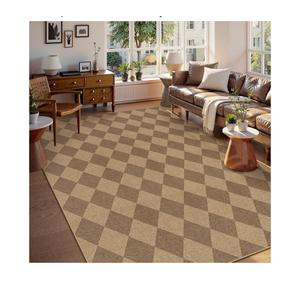 Lahome Checkered Easy Jute Rug 43*35*25cm, Washable Rugs for Living Room Dining Room Farmhouse Indoor Outdoor Mat, Neutral Checkerboard Non Slip Black Carpet for Office Backyard Patio Lahome Checkered Easy Jute Rug 43*35*25cm, Washable Rugs for Living Room Dining Room Farmhouse Indoor Outdoor Mat, Neutral Checkerboard Non Slip Black Carpet for Office Backyard Patio