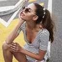 Lurrose Flower Hair Clip Banana Barrette Toothed Hair Claw Acrylic Floral Ponytail Holder Strong Tension Accessory for Women Girls Party Work