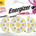 Energizer Hearing Aid Batteries, EZ Turn & Lock (Battery), Size 10 (24 Count) (Yellow Tab)
