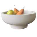 Ceramic Decorative Dish, Irregular-edge Stoneware Centerpiece Dish for Coffee Garden Home Entryway Table, Key Bowl, Fruit Bowl, Handcrafted Gift Décor