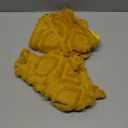 decorUhome Summer Throw Pillow Covers 18x18 Inch Set of 2, Soft Plush Faux Wool Mustard Yellow Solid Couch Pillow Covers, Accent Farmhouse Neutral Square Pillow Cases for Sofa Bed Living Room