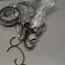 FLSFU Modern Mini Crystal Chandelier,Iron Bronze Crystal Light Fixtures Ceiling Mount 1 Light Small Chandeliers for Bedroom Elegant Hanging Lighting for Girls Room Dining Room Closet Kitchen Island