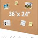 Mr. Pen- Cork Notice Board, 36 X 24 Inches, Cork Bulletin Board for Walls, Pin Boards, Framed Corkboard, Decorative Hanging Pin Boards, Perfect for Office & Home Decor