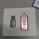 MFi Certified Flash Drive for iPhone 512GB, 3 in 1 Type-C USB Memory Stick Thumb Drive for Photos Videos, High Speed External Memory Storage Photo Stick for iPhone iPad Android PC (Rose Pink)