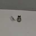 Shower Head Swivel Ball Adapter Brass Adjustable Shower Connector Shower Arm Extension Bathroom Universal Showering Component (Brushed Nickel)