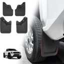 Muslogy Mud Flaps Splash Guards Compatible with Toyota Tacoma 2024 2025 Accessories Front and Rear Mud Guards 4PCS No Drilling Fender Mudguards Kit with Hardware Accessories(Extra Large Version)