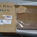 Wire Shelf Covers, Bamboo Wire Rack Covers for Pantry, ClosetKitchen (5pcs, 30" W x 12" D, Walnut)