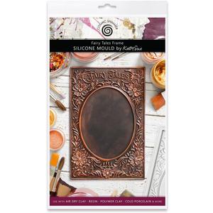Cosmic Shimmer Fairy Tales Frame Silicone Mold for Crafting and Mixed Media Art. Use with Air Dry & Polymer Clay, Resin, Wax, Cold Porcelain & More. Size 8.1 x 5.4 Inches, from Katy Sue Craft Molds