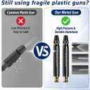 2027 New Home High-Pressure Car Wash Water Gun with High Pressure Hose Nozzle, Portable Multifunctional Adjustable Spray Patterns, Durable Metal Material for Garden & Car Washes(2Pack)