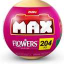 ZURU MAX Premium Garden Building Bricks Collection, Long Flowers Set with 2 Flowers, up to 233 Pieces, 10 Designs to Collect