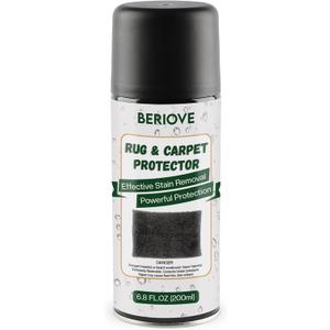 BERIOVE Rug & Carpet Protector Waterproof: Carpet Cleaner Spray Shield for Pets Stain Spot  Rug Protector for Carpet Home Interior 2 Pack
