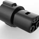 J1772 Charger Adapter Compatible Tesla Model 3/Y/X/S[Security Check ] 80 Amp / 240 AC-Compatible with SAE J1772 Charger[Only for Tesla Car]