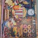 Food Feast Jigsaw Puzzles, Puzzles for Adults 1000 Pieces, Lumire's Banquet Impossible Challenging Puzzles Game, Interlock Perfectly No Dust, Gifts for Valentine's Day Easter Parents