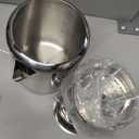 Mixpresso Stainless Steel Coffee Percolator Stovetop, 37 Oz Classic Percolator Coffee Pot, Great For Camping Pot, 5-8 Cup Stove Top Espresso Maker, Cool-Touch Handle