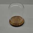 Glass Cloche Display Dome 6.9 x 5.7 inch Decorative Glass Display Bell Jar for Home Party Wedding Decor