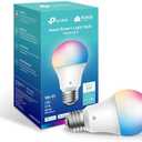 New Kasa Smart Bulb, Full Color Changing Dimmable Smart WiFi Light Bulb Compatible with Alexa and Google Home, A19, 9W 800 Lumens,2.4Ghz only, No Hub Required, 1-Pack (KL125), Multicolor