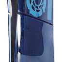 Transparent Cover Plates for PS5 Slim Console Disc Edition Faceplate Clear Replacement Shell (Transparency Blue)