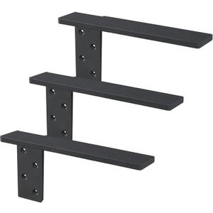 Free Hanging Side Wall Floating Shelf Bracket 3 Pack 20 Inch Heavy Duty Countertop Support Bracket for Breakfast Bars Cabinet Granite Countertops with No Knee Wall or Pony Wall