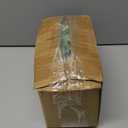 Dolicer 2Pcs 13Ft Artificial Eucalyptus Garlands with Flowers - 8 Roses, Faux Floral Greenery Garlands with 13Ft String Lights Fake Flower Vines for Wedding Table Centerpieces Arch Party Decor (White)