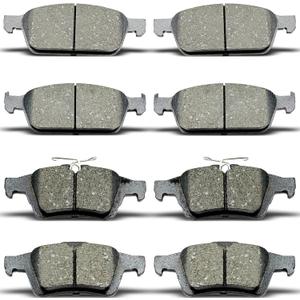 Front Rear Ceramic Brake Pads 8 Pieces Set fit for 2013-2016 Ford Escape,for 2014-2015 Ford Transit Connect