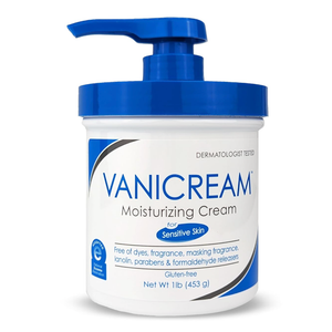 Vanicream Moisturizing Skin Cream with Pump Dispenser  16 fl oz (1 lb)  Moisturizer Formulated Without Common Irritants for Those with Sensitive Skin