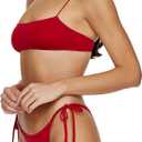Gottex Women's Beach Time Scoop Neck Bikini Top (Red, S)