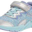 Saucony Unisex-Child Flash Alternative Closure 3.0 Sneaker (4 Little Kid, Silver/Purple)