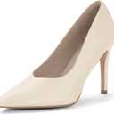 IDIFU IN4 High Heels Closed Toe Heels Women's Pumps Stiletto Pointed Toe Dress Shoes for Women Wedding Prom Bridal Work Office Business Prom Bride Trendy Dressy Sexy Comfortable Pumps Shoes (5)