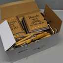 Tellingyou 30 Set Employee Appreciation Gift Bulk Inspirational Spiral Notebook with Sticky Note Pen Thank You Gift for Coworker Staff Team Volunteer Teacher Social Worker Administrative Professional