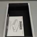 Under Desk Drawer Slide Out Attachment - Carbon Steel Undermount Table Drawer with Cable Management, Pull Out Add-On Storage for Office & Standing Desks (13" x 8" x 2.8") (Medium)