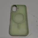 Miracase Magnetic for iPhone 17 Case (Compatible with MagSafe) with Screen Protector Military-Grade Protection, Anti-Fingerprint Translucent Matte Phone Cover for iPhone 17 6.3 inch, Matcha Green