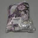 3 Pack Adult Bibs Washable Clothing Protector with Crumb Catcher, Adjustable Reusable Waterproof Large Feeding Adult Bib (Floral)