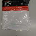 Toilet Connector Water Line Kit with 12" Length Long 3/8" COMP x 7/8" BC Toilet Connector Hose, 1/2 inch NOM Inlet x 3/8 inch OD Compression Outlet Angle Shut Off and Escutcheon Plate