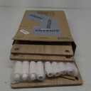 Furinno JUST Side Table, 3-Tier End Table, Open Shelves Night Stand, Bedside Table, Toolless Assembly, for Living Room, Bedroom, Bathroom, Sonoma Oak (1-Pack, Plastic Poles)