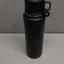 Stainless Steel Insulated Bottle, Vacuum Insulated Water Bottle, Vacuum Insulated Bottle for hot and cold coffee drink water, 24-Hrs Insulation Commute Travel (Black,1000ml)