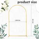 Arch Backdrop Stand 4FT Gold Wedding Balloon Arched Backdrop Stand Metal Arch Frame for Birthday Party Bridal Baby Shower Ceremony Decoration