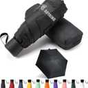 GAOYAING Compact Travel Umbrella with Case Sun&Rain Lightweight Small and Compact Suit for Pocket, Size 3