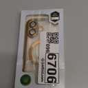 Misscase for iPhone 16 MagSafe Case with Camera Lens Protector,Full Protection Clear Magnetic Case Compatible with MagSafe Elegant Anti-Scratch Case Cover for iPhone 16 Gold