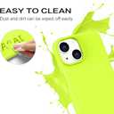BENTOBEN Compatible with iPhone 14 Case, Liquid Silicone Gel Rubber Bumper Microfiber Lining Hard Back Shockproof Protective Phone Cover for iPhone 14 6.1",Hot Green