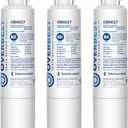 Overbest DA29-00020B Refrigerator Water Filter, Replacement for Samsung® HAF-CIN, 46-9101, RF28HMEDBSR, RF4287HARS, RF263TEAESG, RH22H9010SR, 3 Filters