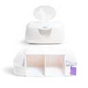 Munchkin Warm Glow Baby Wipe Warmer and Diaper Change Organizer with Storage