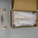 Amerdeco 10 Pack Champagne Bronze Cabinet Pulls 5 Inch(128MM) Hole Centers Kitchen Cabinet Handles Cabinet Hardware Kitchen Handles for Cabinets Cupboard Handles Drawer Pulls ZH0019