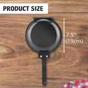 Killer's Instinct Outdoors 1 PCS Double-sided Frying Pan, Easy-to-clean Double-sided Frying Pan with Flip Design