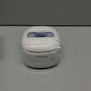 Ultrasonic Retainer Cleaner Machine, 49kHz Dental Cleaning Pod for Night Guards, Mouth Guards, Aligner, Braces, Toothbrush, Jewelry, Dentures, Ultrasonic Cleaner for Oral Dental Care, 220ML, White